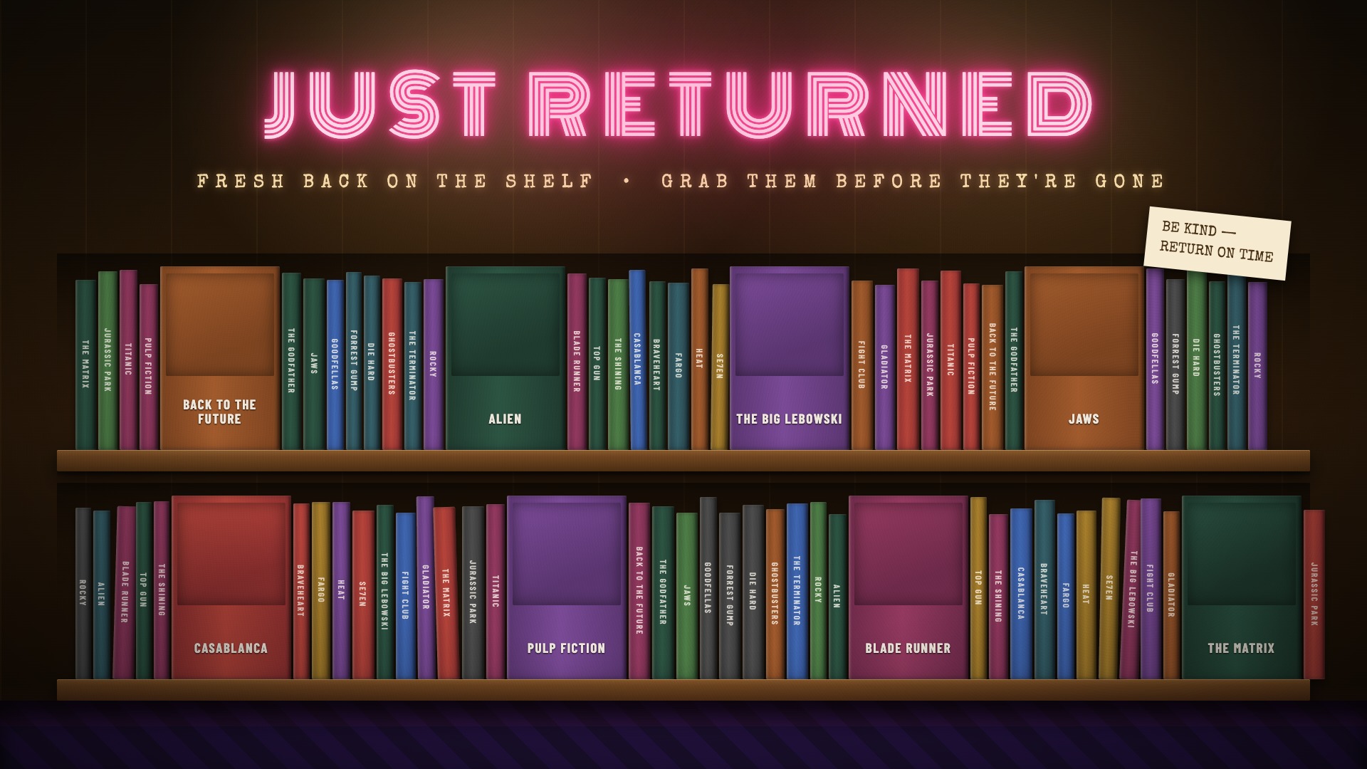 Just Returned (October 07 2026) collection