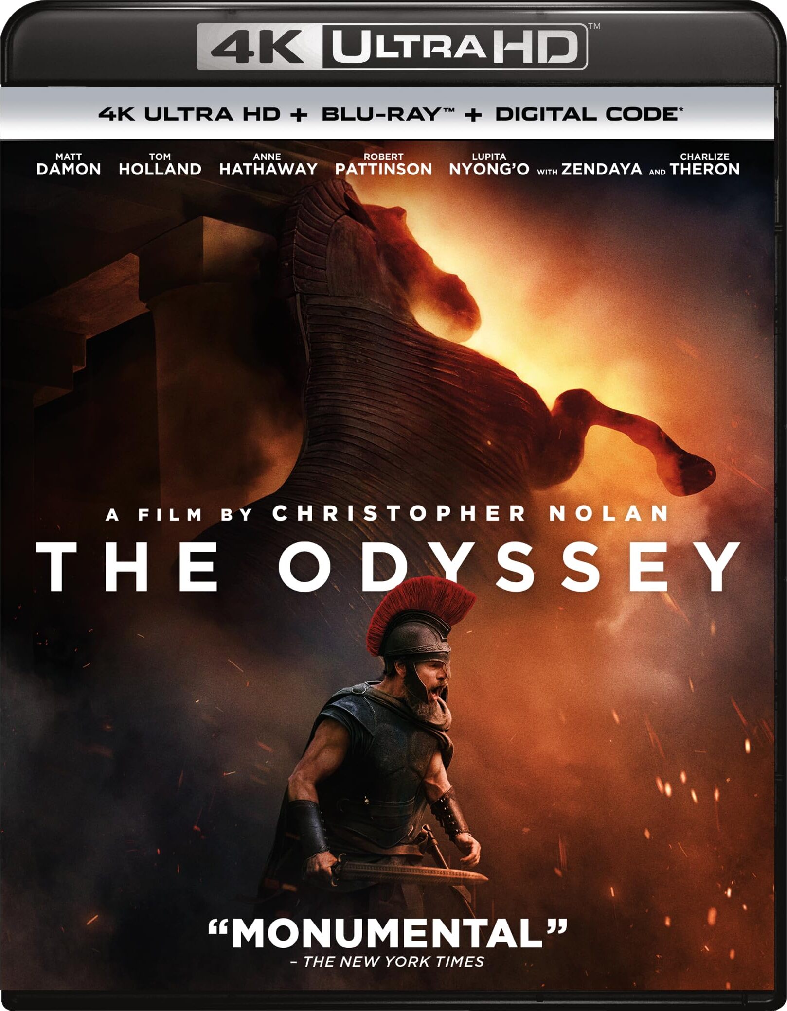 The Odyssey (4K) (2026) DVD cover