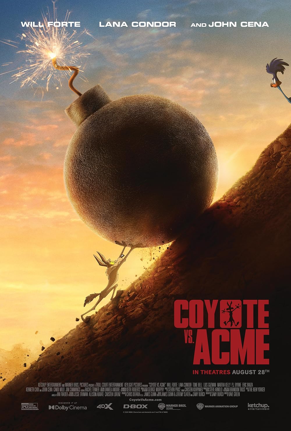 Coyote vs. Acme (Blu-Ray) (2026) Blu-ray cover